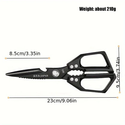 One Tool to Rule the Kitchen – Multifunctional Stainless Steel Kitchen Scissors