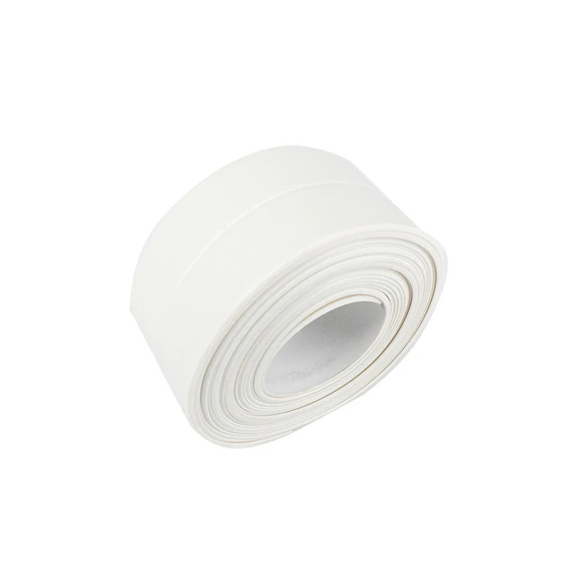 Seal & Shield Waterproof Tape – Clean Edges, Zero Leaks – Oil-Proof Kitchen Sink Caulk Seal Strip PVC Waterproof Shower Wall Sticker for Toilet Corner