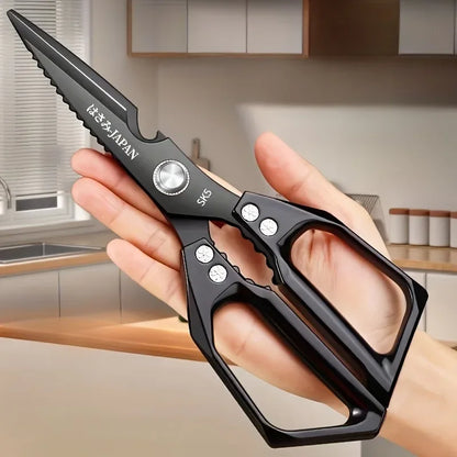 One Tool to Rule the Kitchen – Multifunctional Stainless Steel Kitchen Scissors
